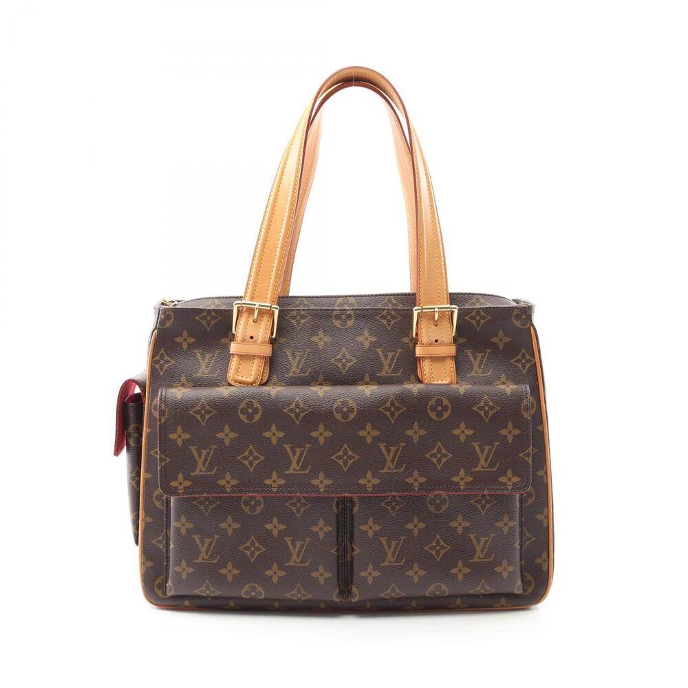 Louis Vuitton Multiplicit Handbag Canvas Leather Monogram Brown
